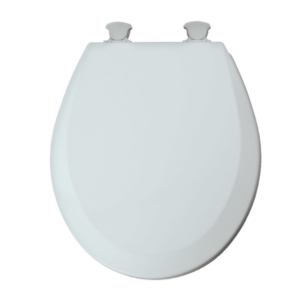 Mayfair Toilet Seat Rnd Silver 41EC-162